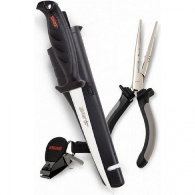 Комбо-набор RAPALA 8 (плоскогубцы (16 см.); фил. нож Falcon c ножнами; кусачки) RTC-6P136C